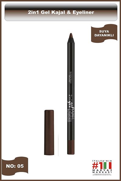 Deborah 2in1 Gel Casual and Eyeliner - No: 05