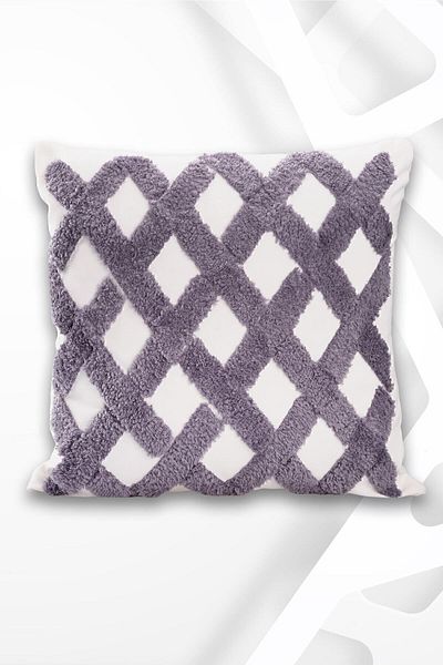 ÖZENEV Punch Design Bohemian Patterned Decorative Throw Pillow Cover 45x45 Cm Ethnic Authentic Poncho