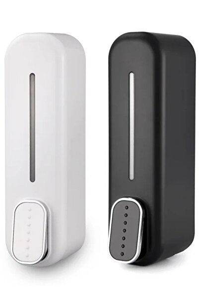 MAİN SHOP 1 ADET Duvara Monte Şık Tasarım Sabunluk Manuel 350 ml Sıvı Sabunlu...