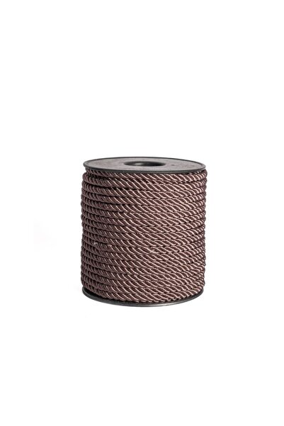 MEFAKS TEKSTİL 3mm Polyester Kordon İp 25 Metre | Makrome & Örgü İpi