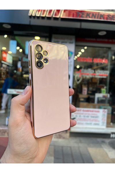 Vip Case Samsung A32 4g - حافظة من السيليكون المقاوم للأوساخ وقابلة للمسح وحماية الكاميرا اللامعة