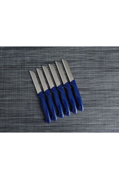 Solingen Meyve Bıçağı 6'lı Lacivert