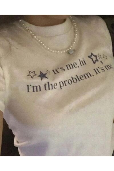 Le Savu Slagon Printed Crop Μπλούζα