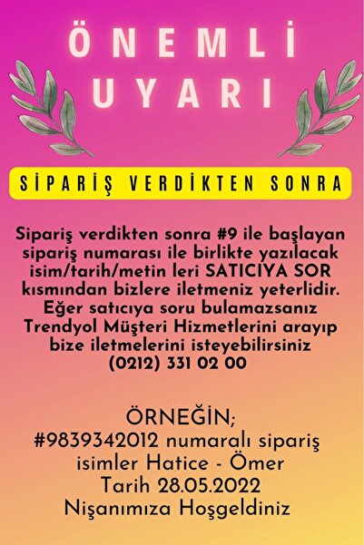 AVMmarketim Düğün Nişan Ayna Yazısı 60cm Kişiselleştirilebilir Söz Organizasyon Süsü Beyaz Folyo Sticker