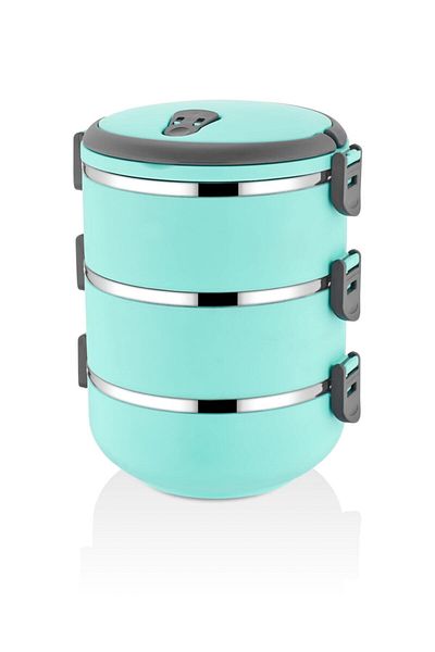 FreshBox 3-Layer Leak-Proof Food Thermos Lunch Box Storage Container 2.25 Liter 100% Domestic Product