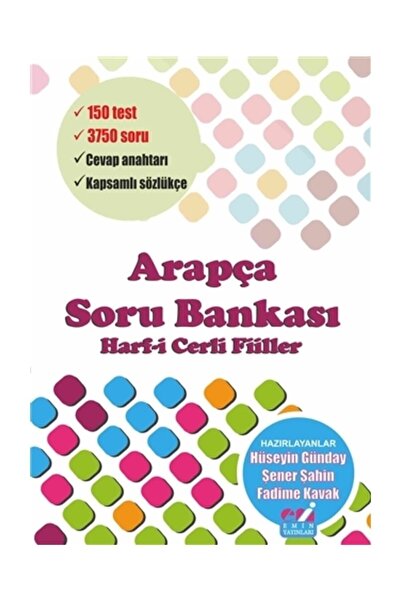 Emin Yayınları Arapça Soru Bankası Harf-i Cerli Fiiller - Fadime Kavak,Hüseyi...