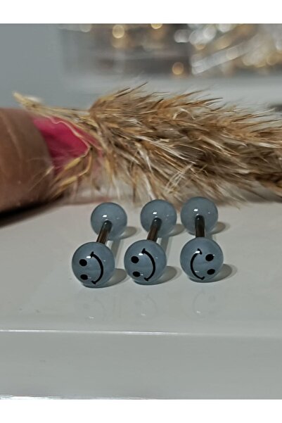 DCPİERCİNG Aqua Smile Çelik Dil Piercing