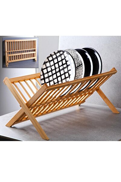 ALBETTO Bambu Tabaklık Ve Bulaşıklık 47*32cm 3768
