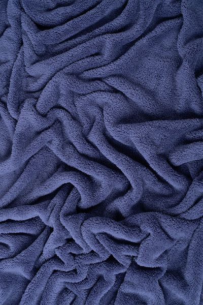 Gleamy Μπλε Navy Λούτρινο Ύφασμα Διπλής Όψης Πλένεται - 100*180 cm