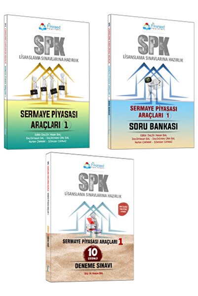 Finansed Yayınları Spk Sermaye Piyasası Araçları 1 Konu,soru Bankası, Deneme Set 3 Kitap