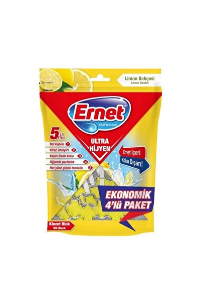 Ernet Ultra Hijyen Klozet Blok Limon Bahçesi 4x50 G
