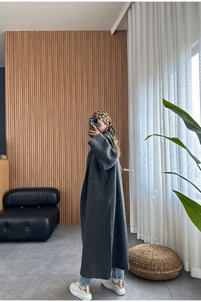 Bak'ap Χοντρή μάξι ζακέτα Hijab Fleece