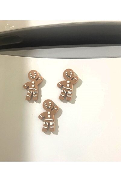 HobiHub Gingerbread Buzdolabı Magneti - Gingerbread Magnet 3 Lü SET