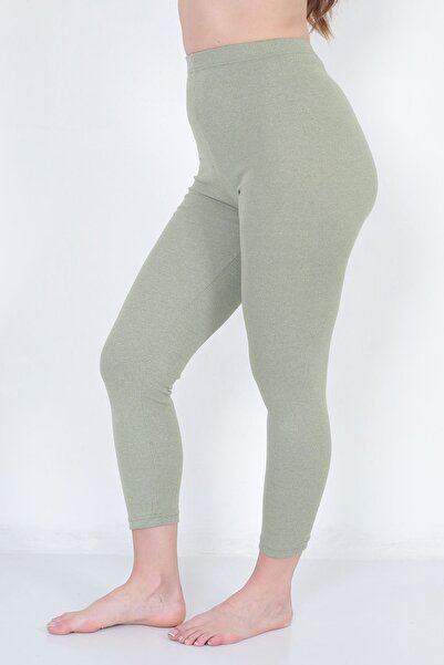 DOKU İÇ GİYİM Ανυψωμένα Πράσινα Θερμικά Εσώρουχα Unisex Καθημερινά Βαμβακερά Θερμικά Κολάν