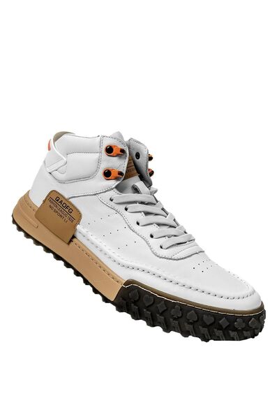 Guja 23K501 Чоловічі черевики з натуральної шкіри, білі