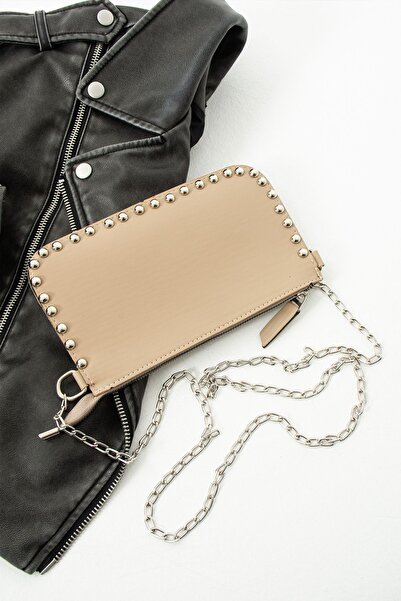 İAMBTŞY Geantă crossbody pentru fetiță, cu lanț cu margele, pentru femei