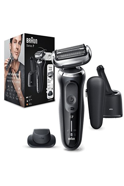 Braun 360° Dönebilen, Şarjlı ve Islak Kuru Kullanılabilen Traş Makinesi, Smartcare İle Kolay Temizlik