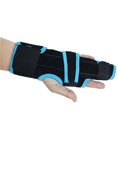 BELLFLEKSS Ayarlanabilir Atel İki Parmak Sabitleyici Düz İmmortizer Artrit Kırığı Kırık El Desteği