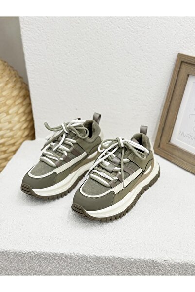 Guja 25K331 İÇİ POLAR 6CM KALIN TABAN SNEAKER SPOR AYAKKABI