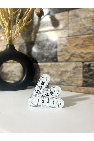 HobiHub Πλαστικός πτυσσόμενος χάρακας 30 εκ