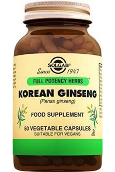 Solgar 50 Capsules Ginseng Koreano