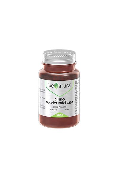 VeNatura 15 Mg 60 Capsules Zinc - Old Packaging