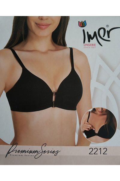 İmer Çamaşır Women's White Front Open Cup Bra
