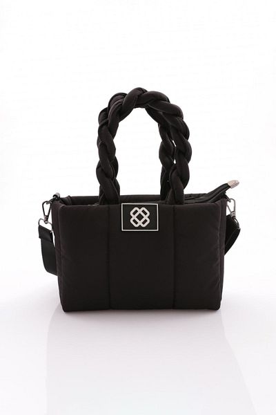 DGN Women's Black Hand and Shoulder Bag - 11282334435102