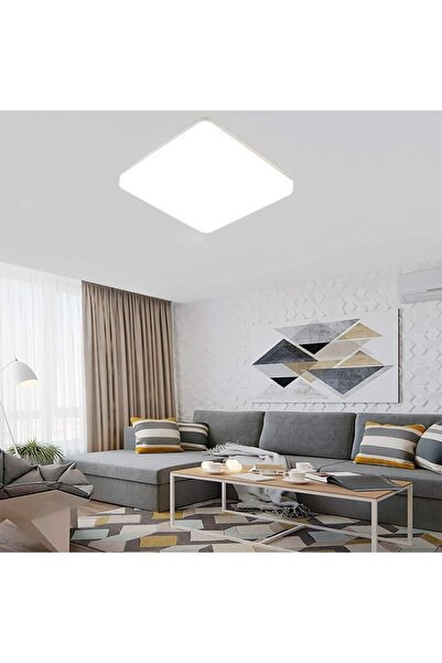 Gökyüzü Panel Salon Avize 25watt-30cm X 30cm Lüks Led Aydınlatma, Avize Model...