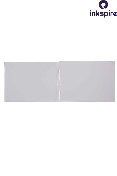 inkspire Caiet de imagini spiralat 35x50 cm - 15 coli, 2 bucăți, inele de dimensiune medie, copertă din carton