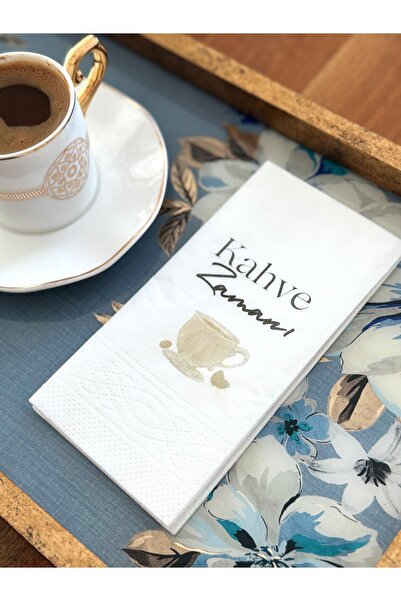 napkindesign Kahve Zamanı Baskılı Sunum Peçetesi 20li