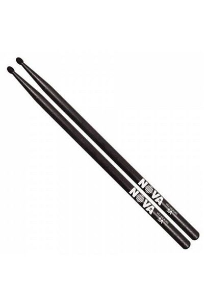 Nova Vicfirth N5ab Black 5a Drum Stick Baguette Set