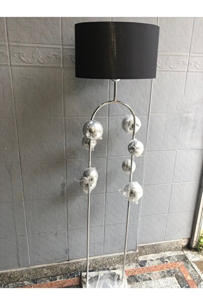 deniz ışık evi Toplu Krom Rengi Lambader