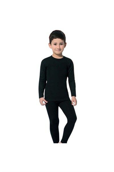Tutku 0135 Boy's Thermal Tights Μαύρο