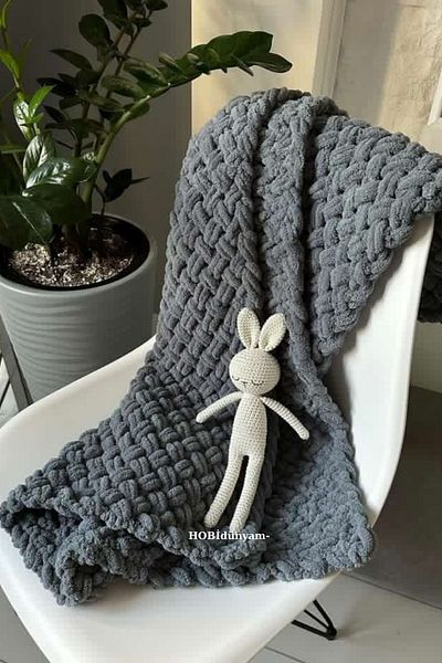 Alize Handmade Baby Blanket 90×90