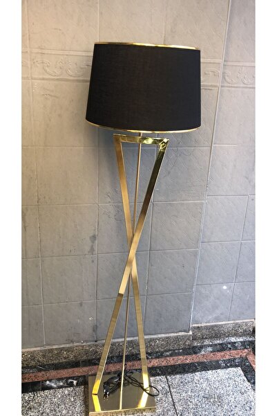 deniz ışık evi Gold Renk Çarpı Model Lambader