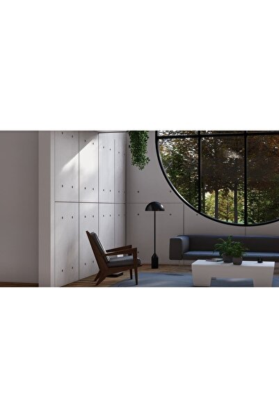 VİSENTE HOME Mantar Lambader Siyah Mat Mushroom Floor Lamp