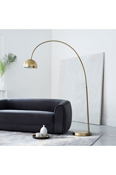 VİSENTE HOME Deve Boynu Lambader Overarching Metal Shade Floor Lamp