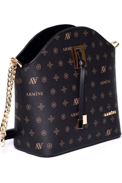 Aksesuar ARMINE 102 - Geanta Neagra Imprimata