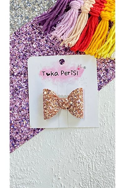 Toka Perisi Powder Glittery Mini Arc fără păr Cataramă pentru copii 5cm