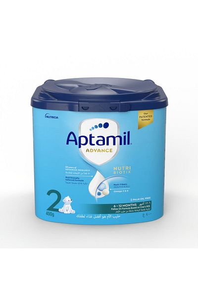 Aptamil Advance 2 Follow On Formula, Palm Oil Free, 6-12 Months 400g