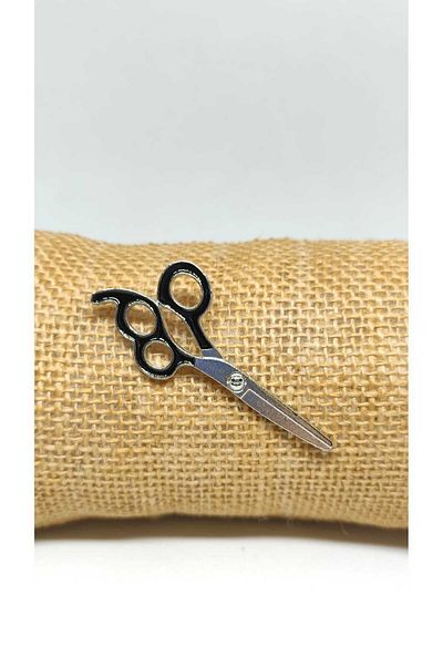 TUNA TAKI & AKSESUAR Enameled Scissors RosetteHairdresser Barber Tailor Accessory