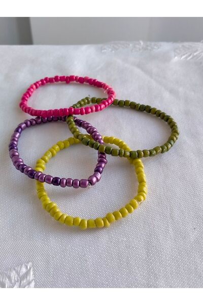 Fad's Store Sand Bead Bracelet Set of 4