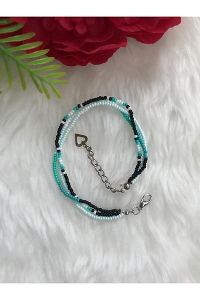 Beykan Anklet Set of 3 Black