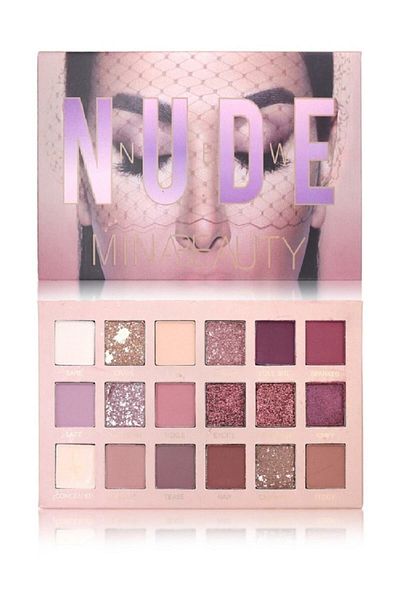 Makeuptime Nude Color 18-Piece Eyeshadow Palette Set