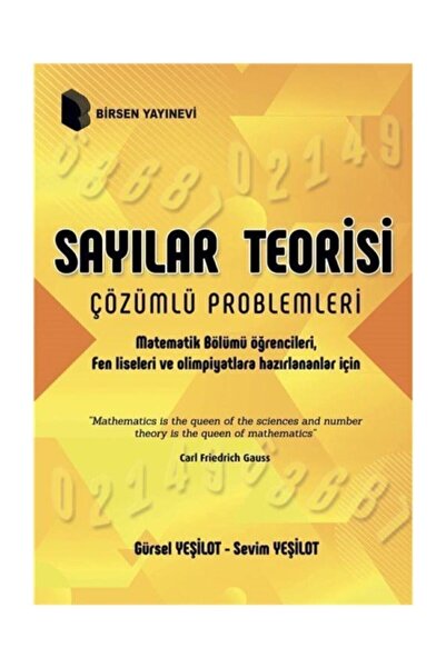 Birsen Yayınevi Sayılar Teorisi Çözümlü Problemleri & Matematik Bölümü Öğrencileri, Fen Liseleri Ve Olimpi