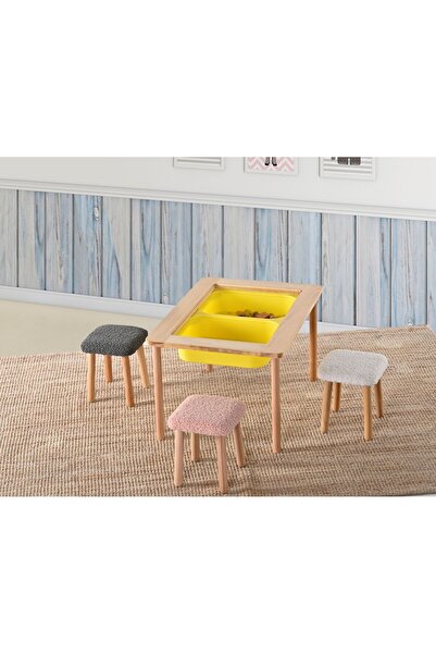 LiliKids Çocuk Etkinlik Masası Ve Taburesi