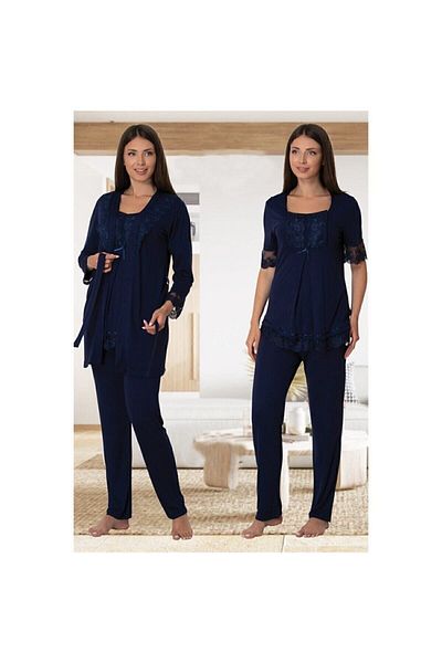 Effort Pijama Efortt Maternity 3 Piece Set with Breastfeeding Feature