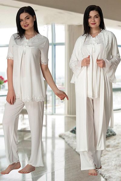 Effortt 5034 Set halat de pijama de maternitate