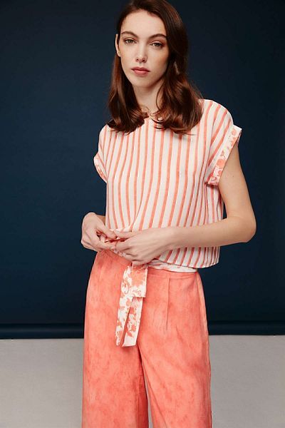 Bonnie Clyde Bonnie&Clyde Women's Viscose Pajamas Set - Salmon ZTGR - 024YKM.3ZET0.A.G0.R.OU0.P6.HP